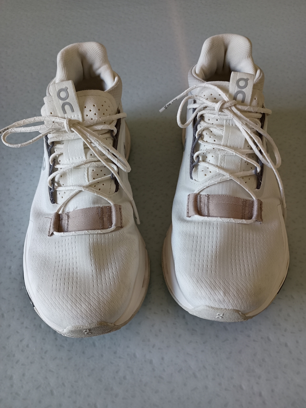 On Cloudnova 2 Running Women’s White Sneakers with Tan